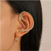 Snake Cuff Earring Studs (Single Piece) (Code:- ER-KO-1 , US-A68 , CC120)