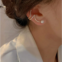 Pearl cuff stud Earrings (Code:- ER-KO-9 , US-A46 , CC140)