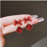 Bow shape Earrings (Code:- ER-KO-4 , US-364 , CC130)