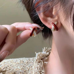 Fancy X earring studs (Code:- ER-KO-8 , US-A190 , CC140)